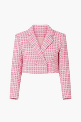 Hailey Crop Tweed Jacket