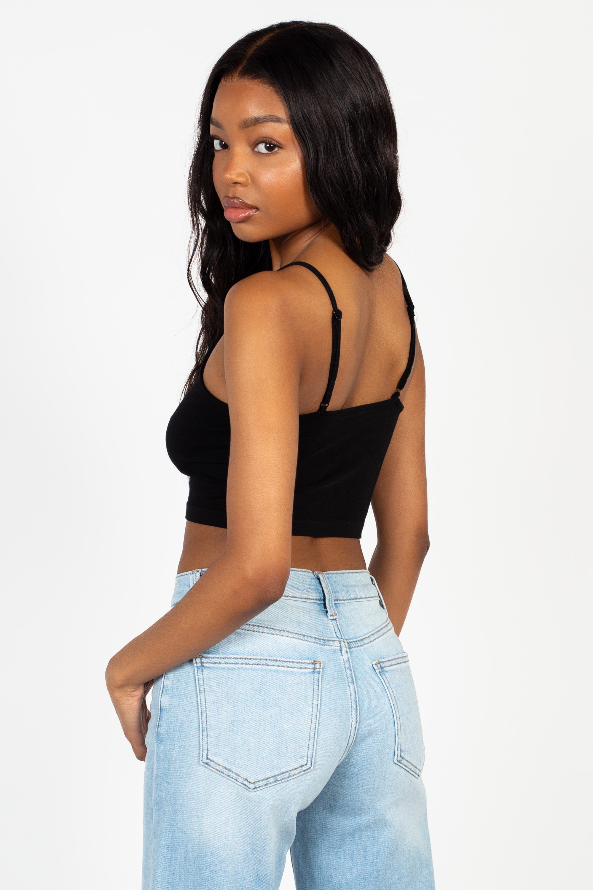 C'est Moi Crop Tank Top