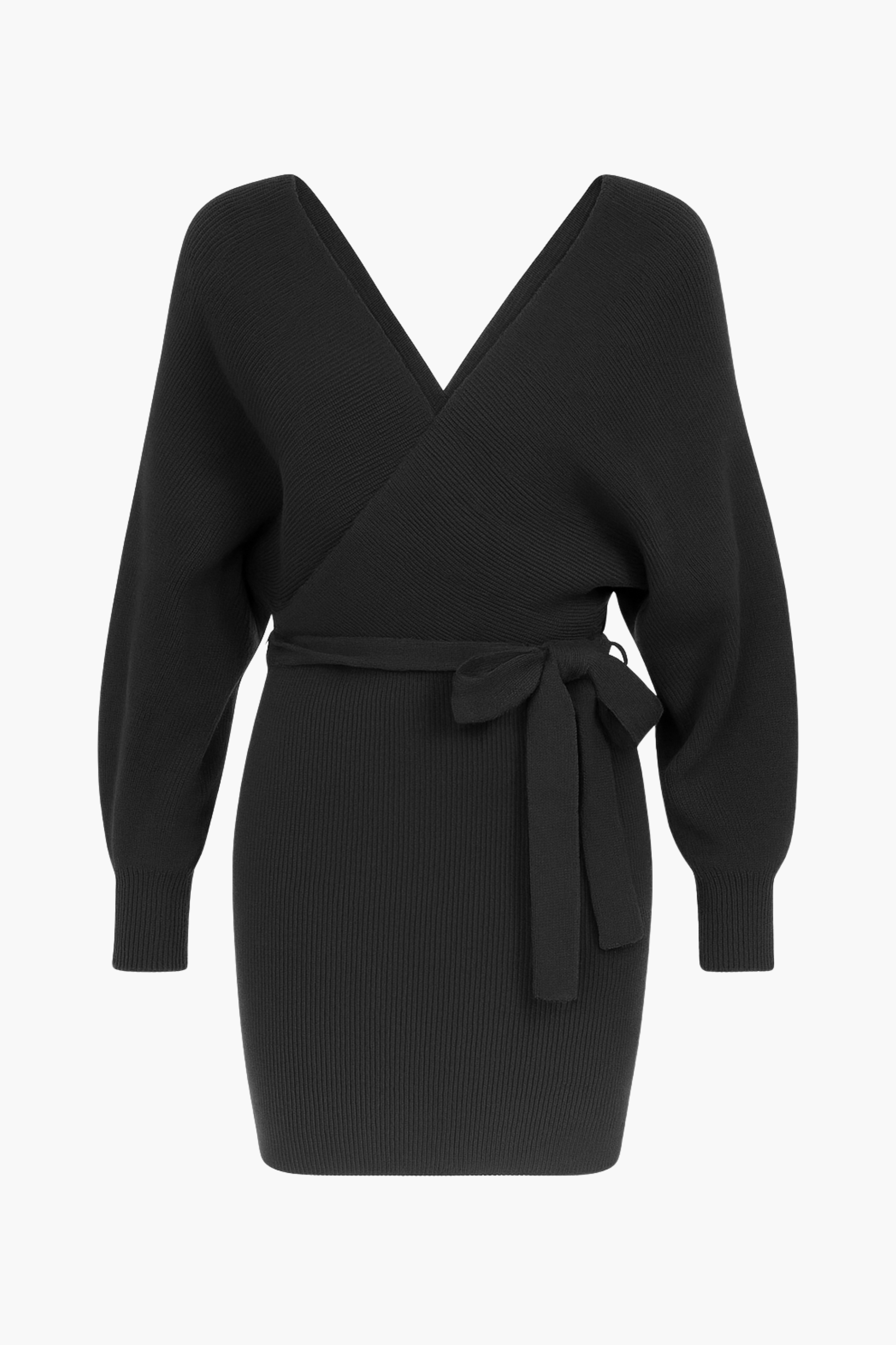 Valentina Tie Waist Sweater Dress