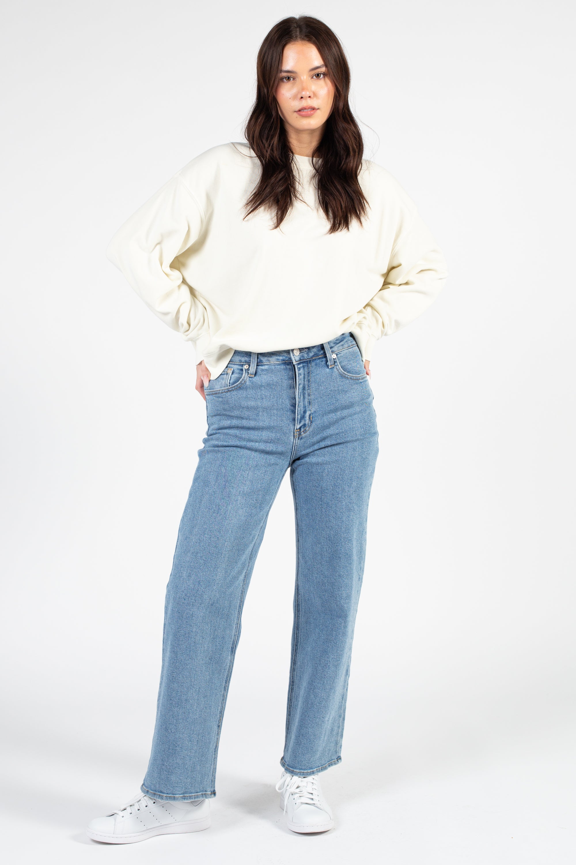 Nicolina Dropped Shoulder Sweatshirt