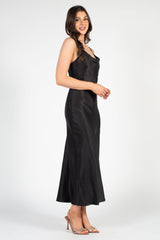 Jillian Side Slit Midi Dress